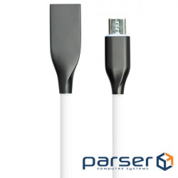 Date cable USB 2.0 AM to Micro 5P 2.0m white PowerPlant (CA910731)
