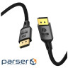 Кабель DisplayPort (M) - DisplayPort (M), 3 м, Black, ColorWay, V1.4, 8K / 60 Гц (CW-CBDP094-BK)