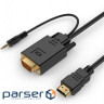 Перехідник HDMI to VGA Cablexpert (A-HDMI-VGA-03-6)