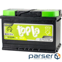 Акумулятор автомобільний Topla 70 Ah/12V AGM Euro (114 070)