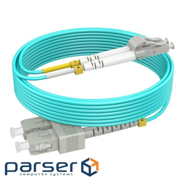 Патчкорд SC/UPC-LC/UPC MM (G50-OM3) 2м Duplex Slim,2.0мм (UPC-2SCLC(MM)D(LW)S)
