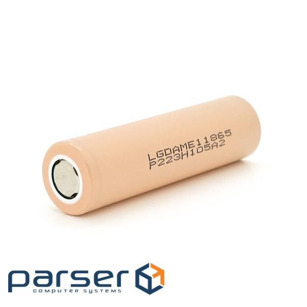Акумулятор 18650 Li-Ion LG INR18650 ME1 (LGDAME11865), 2100mAh, 4.2A, 4.2/3.65/2.8V, Orange, 2 ш 