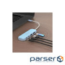 Концентратор J5create USB-C to 2xUSB-A + 2xUSB-C 3.2 10Gbps cyan (JCH342EC-N)