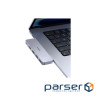 Концентратор Baseus USB-C 5-in-1 3xUSB 3.0 + 1xUSB-C 40Gbps + 1xHDMI 4K30Hz gray (B00052801811-04)