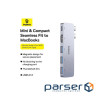 Концентратор Baseus USB-C 5-in-1 3xUSB 3.0 + 1xUSB-C 40Gbps + 1xHDMI 4K30Hz gray (B00052801811-04)