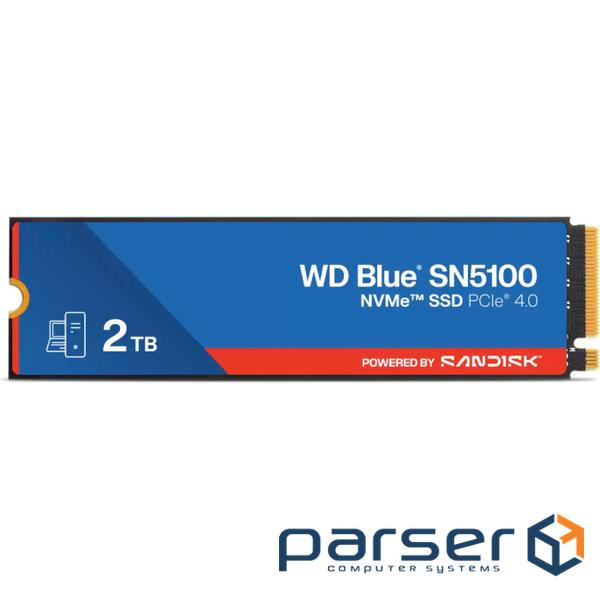 SSD диск WD Blue SN5100 2TB M.2 NVMe (WDS200T5B0E)