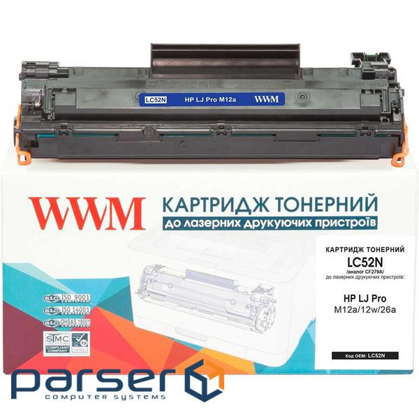 Картридж WWM для HP LJ Pro M12a / 12w / 26a аналог CF279A (LC52N)