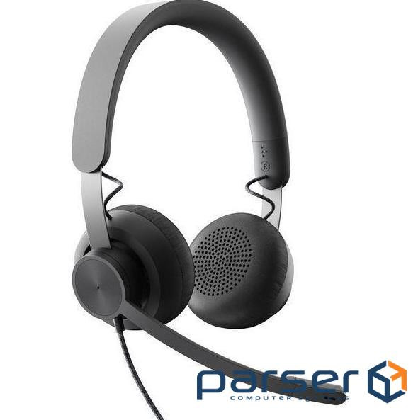 Гарнітура LOGITECH Zone Wired UC Graphite (981-000875)
