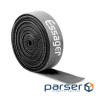 Набір для кріплення стрічка-липучка Cable Organizer 1m Black Essager (EXD-LX01)