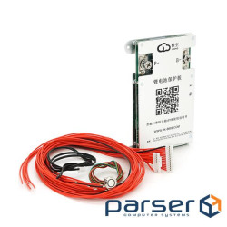 BMS плата JK-BD4A24S10P Li-Ion / LiFePo4 / LTO 7S-24S, 100A, CAN / RS485, 1m&Omega,, Bluetooth,