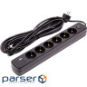 Мережевий фільтр PowerPlant 7м, 3x0.75мм2, 6 розеток, 1xUSB, 2xType-C, євро, 100% мідь (Y (EX610686)