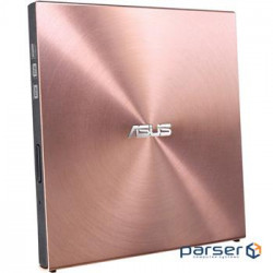 Оптичний накопичувач Asus DVD+-R/ RW USB2.0 EXT Ret Ultra Slim Pink (SDRW-08U5S-U/PINK/G/AS)