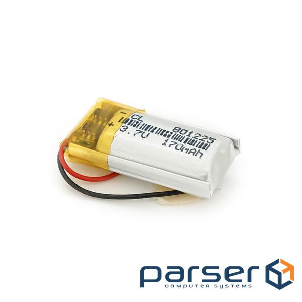 Літій-полімерний акумулятор 8*12*25mm (Li-ion 3.7В 170мА&middot,год) (801225) ) (801225)