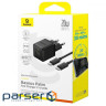 Wall Charger Baseus Palm Fast Charger Type-C+USB 20W (With Cable Type-C to Type-C (P10111608113-01)