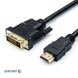 Кабель мультимедійний HDMI to DVI 24+1 3.0m Atcom (3810)