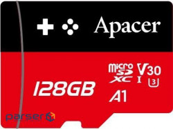 Memory card APACER microSDXC 128GB UHS-I U3 V30 A1 Class 10 (AP128GMCSX10U7-RAGC)