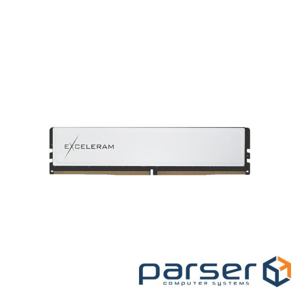 Модуль пам'яті EXCELERAM Black&White White Sark DDR5 6000MHz 16GB (EBW50160603638C)