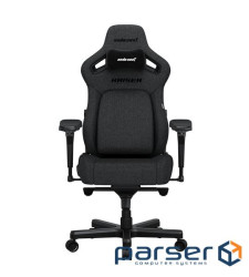 Крісло ігрове Anda Seat Kaiser 4 Linen Fabric Size L Dark Gray (AD12YDDC-L-20-GB-CF)