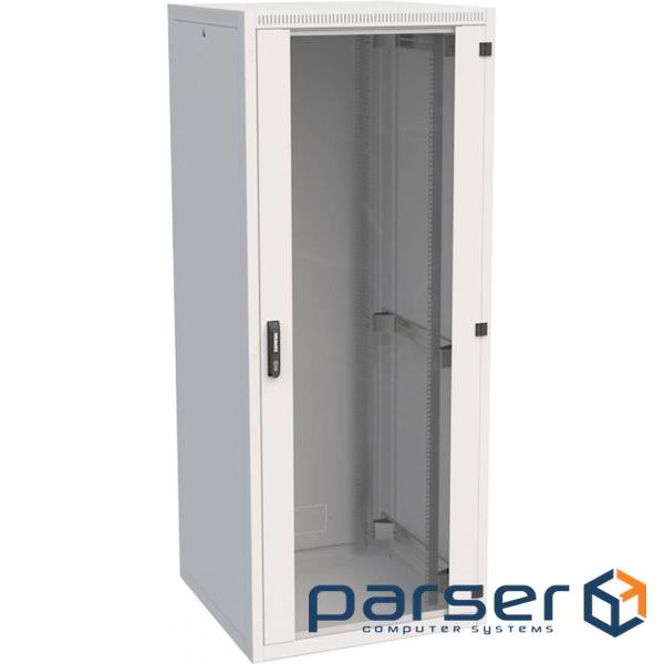 Шафа настінна Conteg iSEVEN 19", 27U 600x800, RAL7035 (RI7-27-60/80)