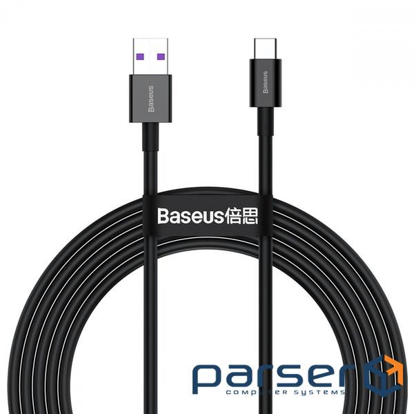 Кабель Baseus Superior Series USB to Type-C 66W 2m Black (CATYS-A01)