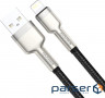 Кабель Baseus Cafule Series Metal Data Cable USB to IP 2.4A 1m Black (CALJK-A01)