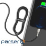 Кабель Baseus Cafule Series Metal Data Cable USB to IP 2.4A 1m Black (CALJK-A01)