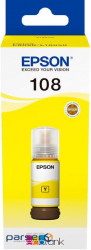 Контейнер з чорнилом Epson 108 EcoTank L8050/L18050 yellow (C13T09C44A)