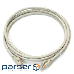 Patch cord S500 S / FTP FutureCom, 0.5 m, cat. 6a, LSZH, gray , Corning (CCAAGB-G1002-A005-C0)