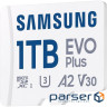 Карта пам"яті Samsung 1TB microSDXC Class UHS-I U3 V30 A2 EVO Plus + SD Adapter (MB-MC1T0SA/EU) Samsung 1TB microSDXC Class UHS-I U3 V30 A2 EVO Plus + SD Adapter (MB-MC1T0SA/EU)