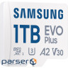 Карта пам"яті Samsung 1TB microSDXC Class UHS-I U3 V30 A2 EVO Plus + SD Adapter (MB-MC1T0SA/EU) Samsung 1TB microSDXC Class UHS-I U3 V30 A2 EVO Plus + SD Adapter (MB-MC1T0SA/EU)
