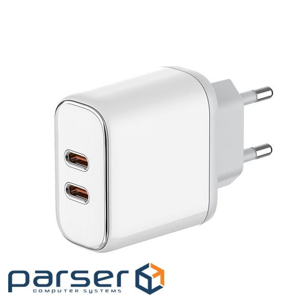 Мережевий зарядний пристрій ColorWay Power Delivery Port PPS USB (Type-C PD + Type- (CW-CHS048PD-WT)