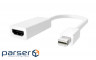 Адаптер VOLTRONIC Mini DisplayPort - HDMI 0.3м White (YT-C-MNDP(M)/HDMI(F)-B-W/08627)