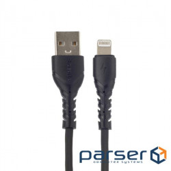 Дата кабель USB 2.0 AM to Lightning 3A black Proda (PD-B47i-BK)